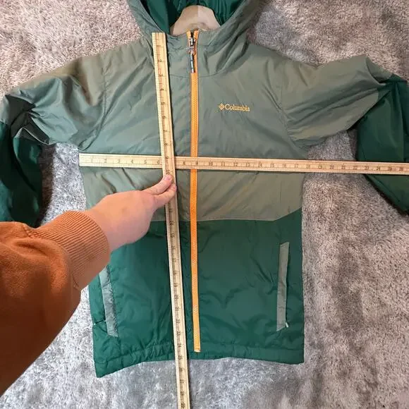 Columbia Kids Green Hooded Jacket - Picture 11 of 11